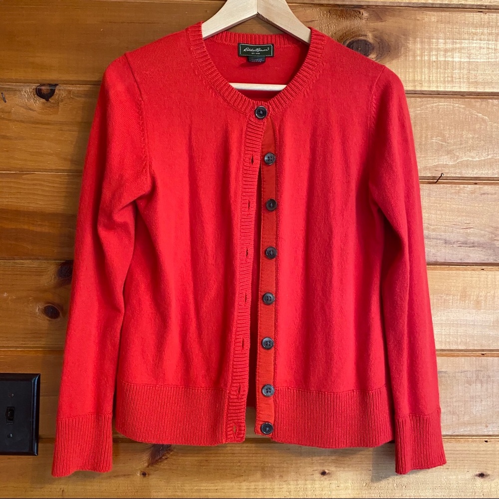 Bright Orange-red sweater